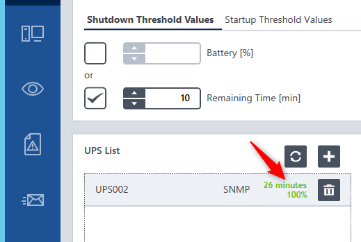 UPS Status Information